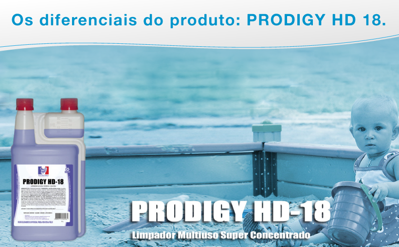 Os diferenciais do produto: PRODIGY HD-18